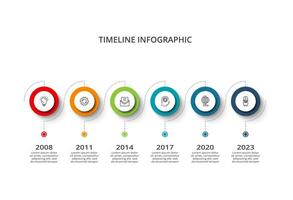 Creative concept for infographic with 6 steps, options, parts or processes. Business data visualization. vector