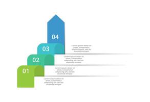 Creative concept for infographic with 4 steps, options, parts or processes. Business data visualization. vector