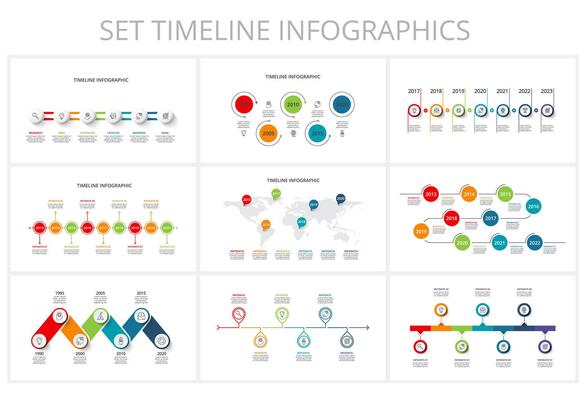 Set creative of graph, diagram with steps, options, parts or processes. business template for presentation
