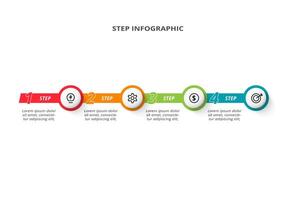 Creative concept for infographic with 4 steps, options, parts or processes. Business data visualization. vector