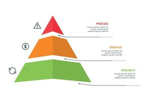 Creative concept for infographic with 3 steps, options, parts or processes. Business data visualization. vector