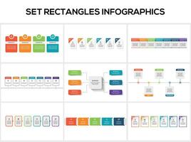 Set creative concept for infographic with steps, options, parts or processes. Business data visualization. vector