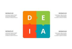 Creative concept for infographic with 4 steps, options, parts or processes. Business data visualization. vector