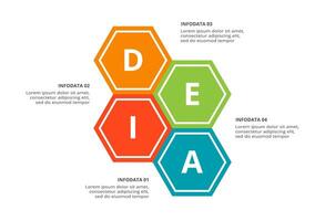 Creative concept for infographic with 4 steps, options, parts or processes. Business data visualization. vector