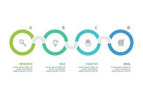 Creative concept for infographic with 5 steps, options, parts or processes. Business data visualization. vector