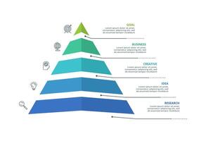 Creative concept for infographic with 5 steps, options, parts or processes. Business data visualization. vector