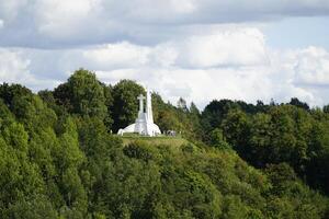 Vilnius, Lithuania - September 3th 2023 - Hill of Three Crosses photo