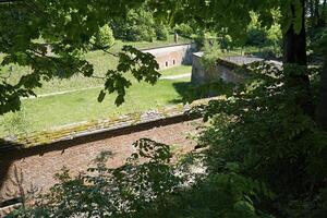 Gizycko, Poland - May 13th 2024 - Embankments at former Prussian Boyen Fortress photo