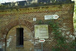 Gizycko, Poland - May 13th 2024 - Defensive walls at former Prussian Boyen Fortress photo