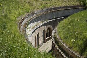 Gizycko, Poland - May 13th 2024 - Embankments at former Prussian Boyen Fortress photo