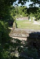 Gizycko, Poland - May 13th 2024 - Defensive walls at former Prussian Boyen Fortress photo