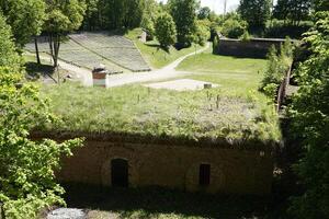 Gizycko, Poland - May 13th 2024 - Defensive walls at former Prussian Boyen Fortress photo