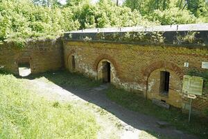 Gizycko, Poland - May 13th 2024 - Embankments at former Prussian Boyen Fortress photo