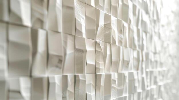 suave y lustroso paneles con un pulcro parecido a una piedra textura dar un moderno y sofisticado Mira a ninguna espacio. ellos además tener excelente sonido absorción propiedades haciendo ellos ambos funcional foto