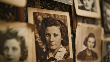 A series of photographs displayed on a computer screen representing a digital archive of personal stories and memories photo