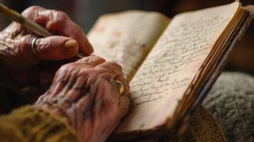 A journal entry discussing the effects of aging on memory and strategies to combat memory loss photo