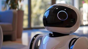 A robotic companion designed to aid memory and cognitive function in seniors photo