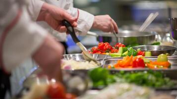 A cooking class showcasing how learning new skills can promote cognitive function photo