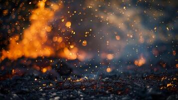 The tumultuous collision of hot air and volcanic debris creating a deadly whirlwind photo