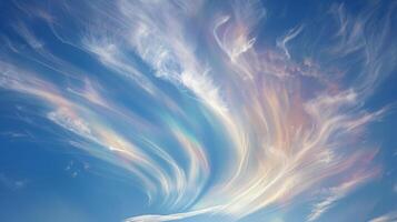 An optical treat for the eyes as sunlight plays tricks on the wispy cirrus clouds forming a stunning circumhorizontal arc photo