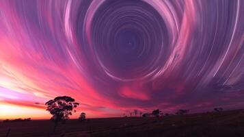 A moment of awe and wonder as the sky is painted with a stunning display of circumhorizontal arcs photo