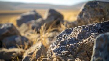 The boulder fields seem to go on forever creating a sense of endlessness and isolation photo