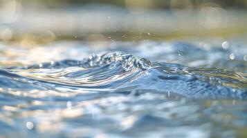 The waters are alive with movement as the bore tide charges through photo