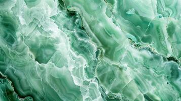 A closeup of a cooltoned green pattern resembling the mesmerizing texture of polished jade photo