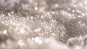 A close up of sugar crystals densely packed together creating a shimmery effect photo