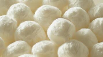 A soft and pillowy texture resembling a pile of freshly washed cotton balls soft to the touch and easy to mold photo