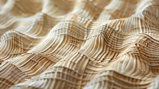 As my fingertips trace the woven texture I can feel the ridges and grooves where the strands intersect adding depth and dimension to the appearance photo