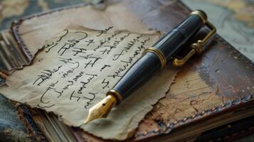 A closeup of a handwritten note on a page of a memory book expressing a cherished memory photo