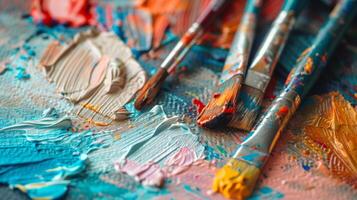 A the using art therapy as a means of communication and cognitive stimulation for patients during their rehabilitation sessions photo