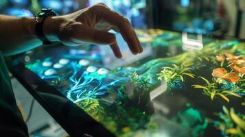 A virtual reality game on a touchscreen designed to challenge and improve cognitive flexibility photo