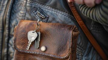 A designated area for a person with dementia to safely store and access their personal belongings such as keys wallet and phone photo