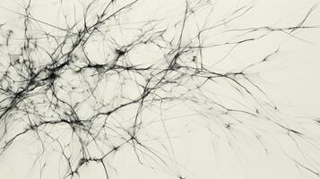 An abstract drawing of a tangled web of lines and shapes demonstrating the complexity and depth of the human mind and its potential for artistic expression photo