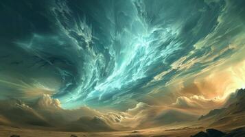 In some regions ancient cultures believed that katabatic winds were the work of powerful spirits blowing down from the heavens photo