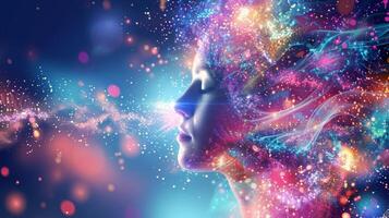 A list of positive and negative thought patterns and how they can impact cognitive health photo
