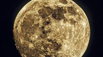 The moons customary face takes on a new aspect its intensity and size enhanced by the supermoons presence photo