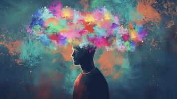A visual representation of the cognitive distortions that can be addressed and managed with CBT photo