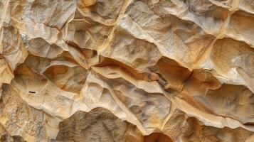 Jagged and craggy with sharp peaks and valleys this sandstone texture appears almost like a miniature mountain range photo