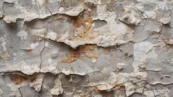 The rustic texture of aged fiberglass panels with peeling layers and a subtle roughness adding character to the surface photo
