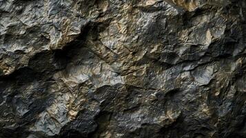 The rough jagged texture of this rock has been carved by years of wind and rain leaving behind a dynamic and rough surface photo