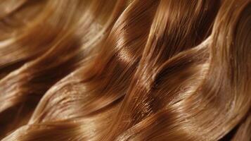 Each strand is perfectly defined with delicate curves and ripples creating a mesmerizing texture photo