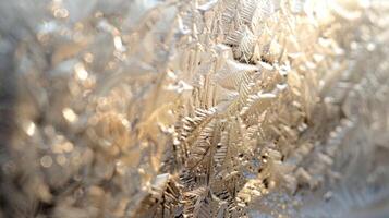 As the light filters through the glass it bounces off the textured surface revealing a glimmer of frosty icy shimmer photo
