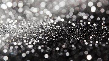 Flecks of sparkling crystals are tered a the dull monotone surface creating a contrast of light and dark that draws the eye photo