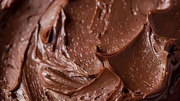 With a matte appearance this finegrained mud is smooth and dense resembling a thick layer of chocolate frosting photo