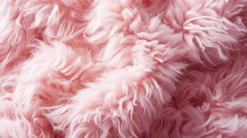 A closeup of pink fleece offering a fuzzy almost ticklish texture with its short strands and plush appearance photo