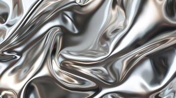 The surface of this shiny plastic gives off a futuristic vibe with a metallic almost chromelike appearance. Its smooth and seamless texture catches the light making it appear almos photo