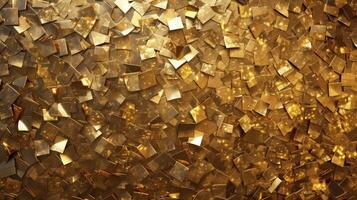 Tiny flecks of brushed gold overlapping in a mosaiclike pattern creating a luxurious shine photo